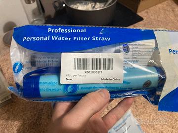 Filtro acqua portatile campeggio