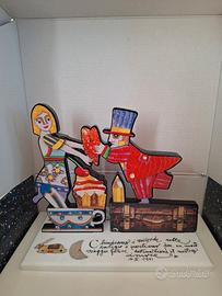 Francesco musante, statuetta in resina pubblicata 