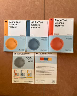 Libri alpha test preparazione per scienze motorie