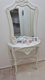 Consolle con specchio