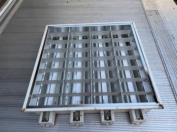 Lampade / Plafoniere da incasso 60x60 Neon 4x18W