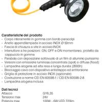 Lampada da ispezione professionale 24V 100W