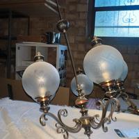 Lampadario a sospensione vintage
