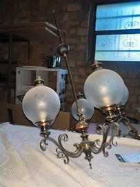 Lampadario a sospensione vintage