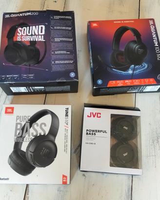 Set 4 cuffie  Gaming come da foto e specifiche