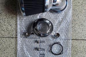 ARLEN NESS FILTRO ARIA VELO90 CROMO per Harley D