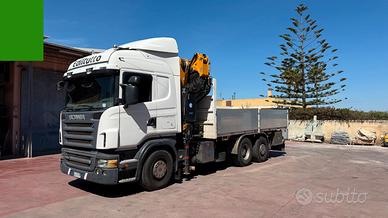 SCANIA R 580 6x2 CON GRU EFFER 305.11/6S 2012