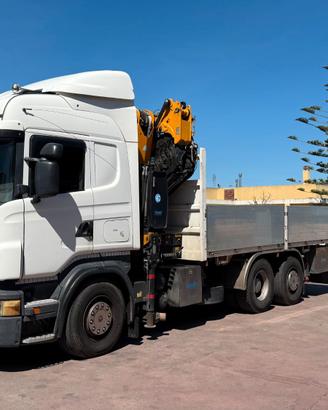 SCANIA R 580 6x2 CON GRU EFFER 305.11/6S 2012