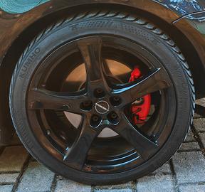 Cerchi BORBET F + 4 gomme invernali Kumho 