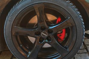 Cerchi BORBET F + 4 gomme invernali Kumho 