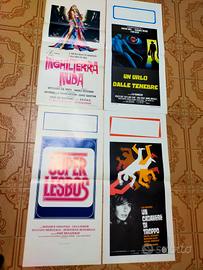 locandine originali film horror thriller porno