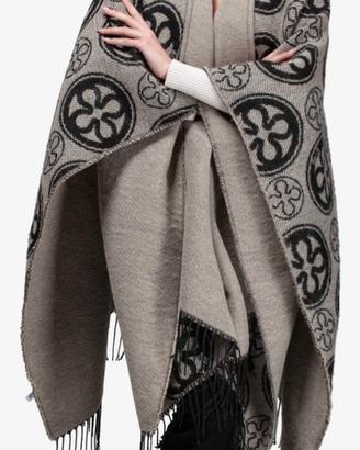 mantella V°73 reversibile in jacquard da donna
