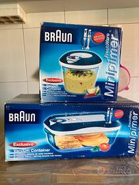 2 ciotole vetro braun sottovuoto