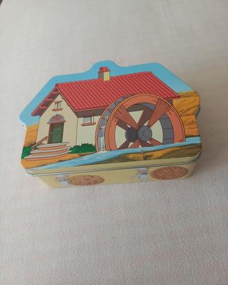 Scatola latta porta merenda Mulino Bianco