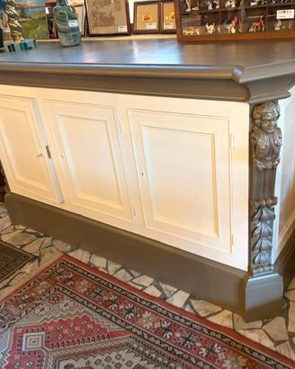 credenza madia antica restaurata