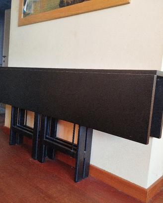 tavolo consolle pieghevole