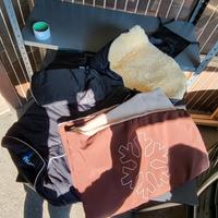 Sacco, coperta e guantoni passeggino