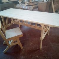 tavolo, sedie,letti, armadio, librerie Enzo Mari 