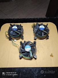 3 DISSIPATORE+ VENTOLE INTEL PER PC