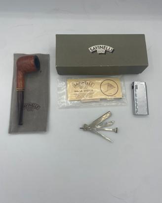 Set completo Savinelli-pipa+accessori