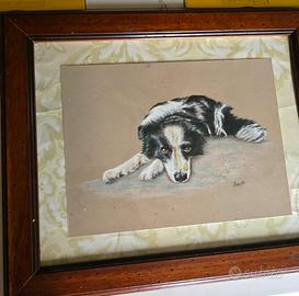 Disegno a pastello incorniciato anche a richiesta