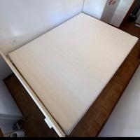 Letto matrimoniale con contenitore + materasso