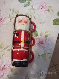 set 3 tazze babbo natale 