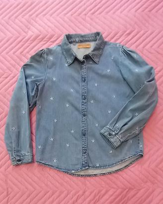 Camicia jeans bambina 9-10 anni