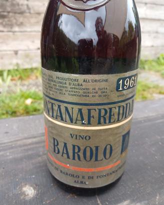 barolo Fontanafredda annata 1961