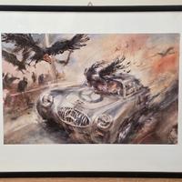 Poster stampa raffigurante Mercedes-Benz ali di ga