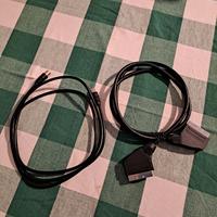 Cavo Scart e Cavo per antenna TV 