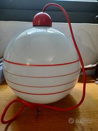 Lampadario a sospensione  in vetro