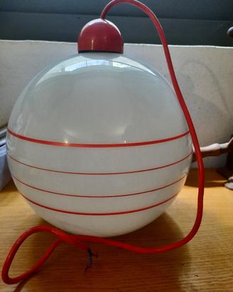 Lampadario a sospensione  in vetro
