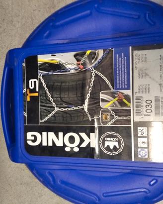 CATENE DA NEVE 9MM KONIG T9 OMOLOGATE GRUPPO 030- 