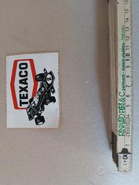 adesivo vintage anni 70 Texaco 