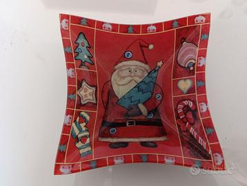 Vassoio centrotavola caramelle cioccolatini Natale