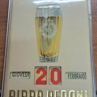 calendario perpetuo vintage Birra Peroni 