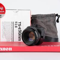 Canon 90mm F2.8 TS-E Tilt Shift USATO GARANTITO PE