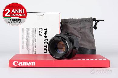 Canon 90mm F2.8 TS-E Tilt Shift USATO GARANTITO PE