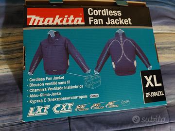 Giacca climatica a batteria 18V Makita DFJ304ZXL