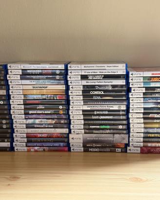 Collezione giochi PS5