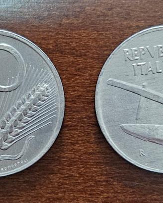 serie monete da 10 lire Repubblica Italiana 