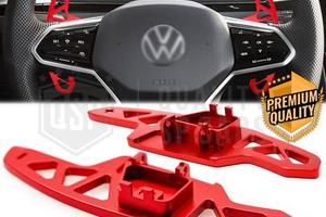 PALETTE Cambio Volante per VOLKSWAGEN Paddle Rosse