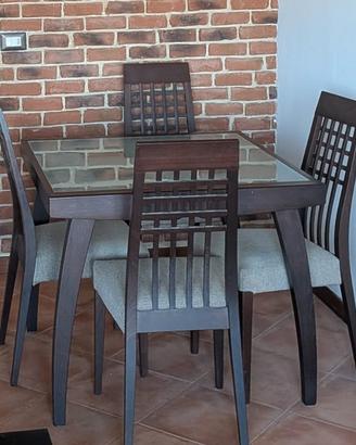 Tavolo Calligaris  con sedie 