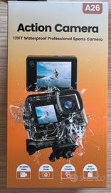 Action Camera 48MP 4K touch con accessori