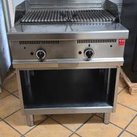 GRIGLIA PIETRA LAVICA SERIE 90 inox USATA