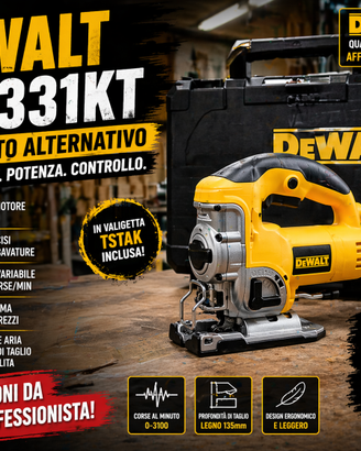 DeWalt DW331KT 701W Seghetto Alternativo NUOVO