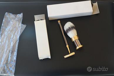 Rasoio e Pennello Vintage con Astucci