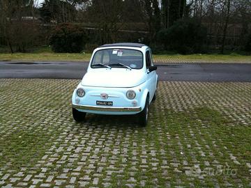 FIAT 500 1973 targhe nere