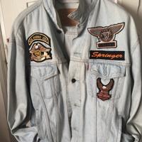 Giacca levis con toppe Harley Davidson tg. L